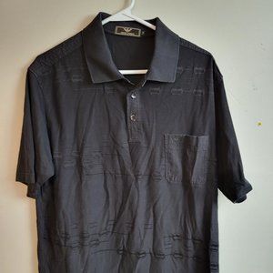 Giorgio Armani Polo Shirt - Size 54 Black